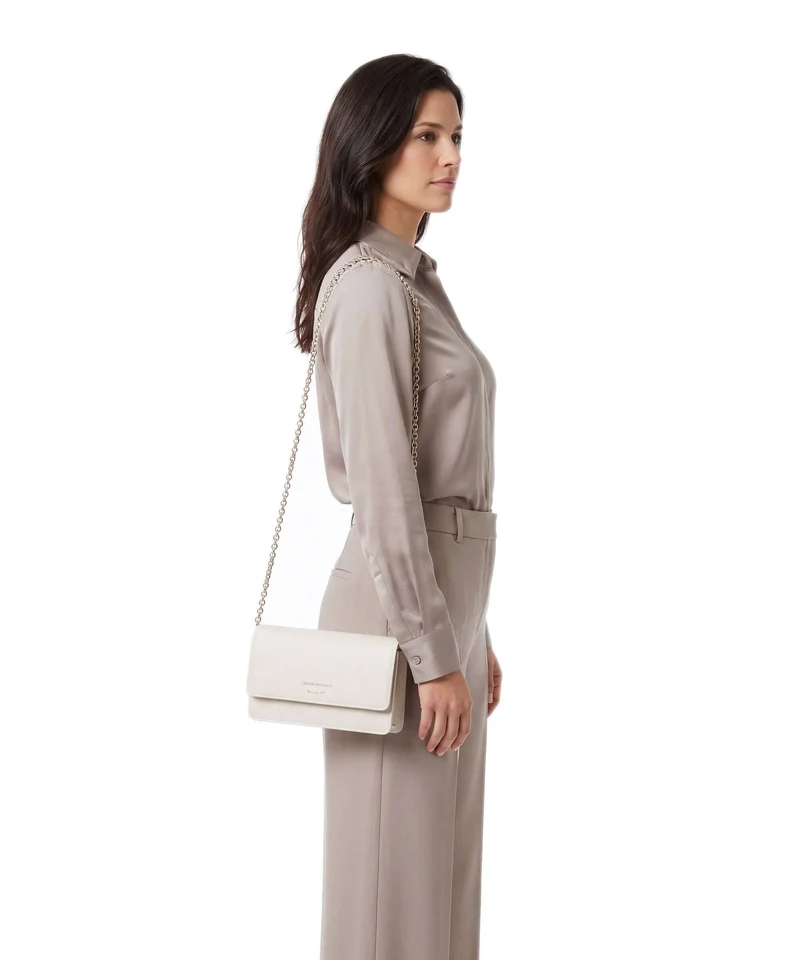 Emporio Armani Vivienne Sac bandoulière latte