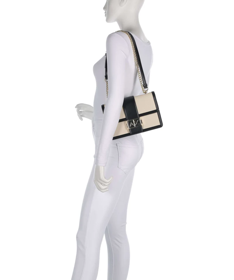Armani Exchange Wonder M Sac porté épaule natural/black