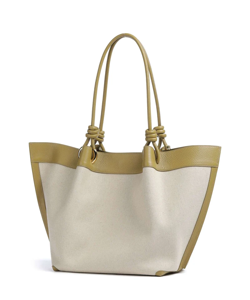 Coccinelle Finn Canvas Cabas natural/seagrass