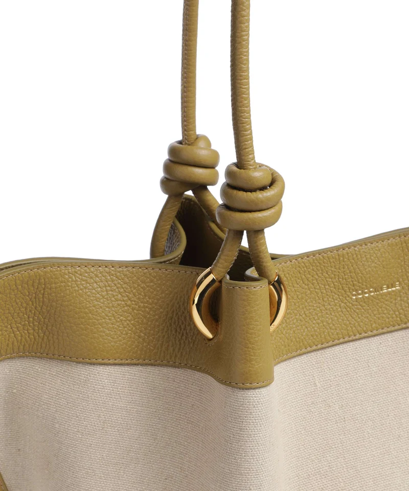 Coccinelle Finn Canvas Cabas natural/seagrass