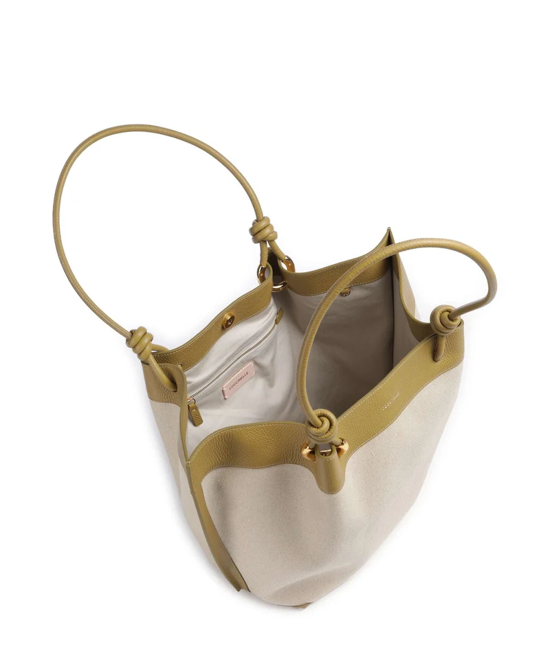 Coccinelle Finn Canvas Cabas natural/seagrass