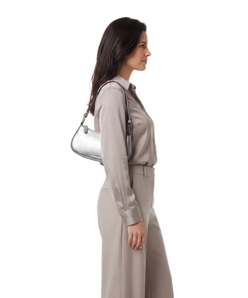 Coccinelle Merveille Sac porté épaule steel