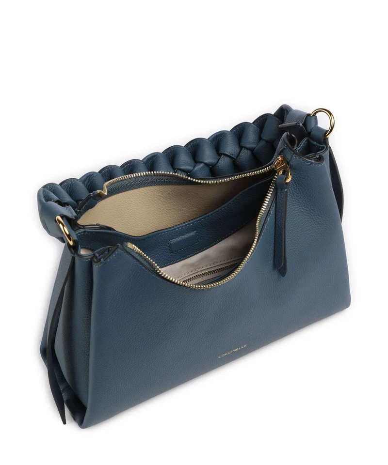 Coccinelle Boheme Grana Double Sac porté épaule deep blue/sandshell