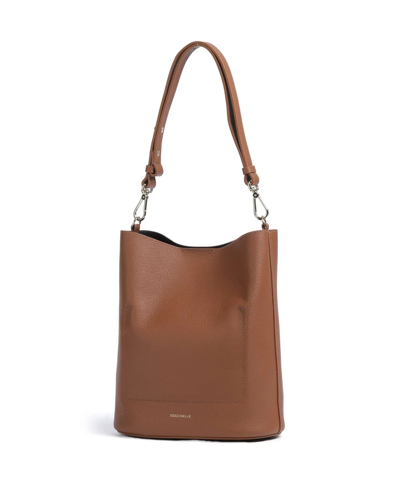 Coccinelle Nikla Sac seau cognac/noir