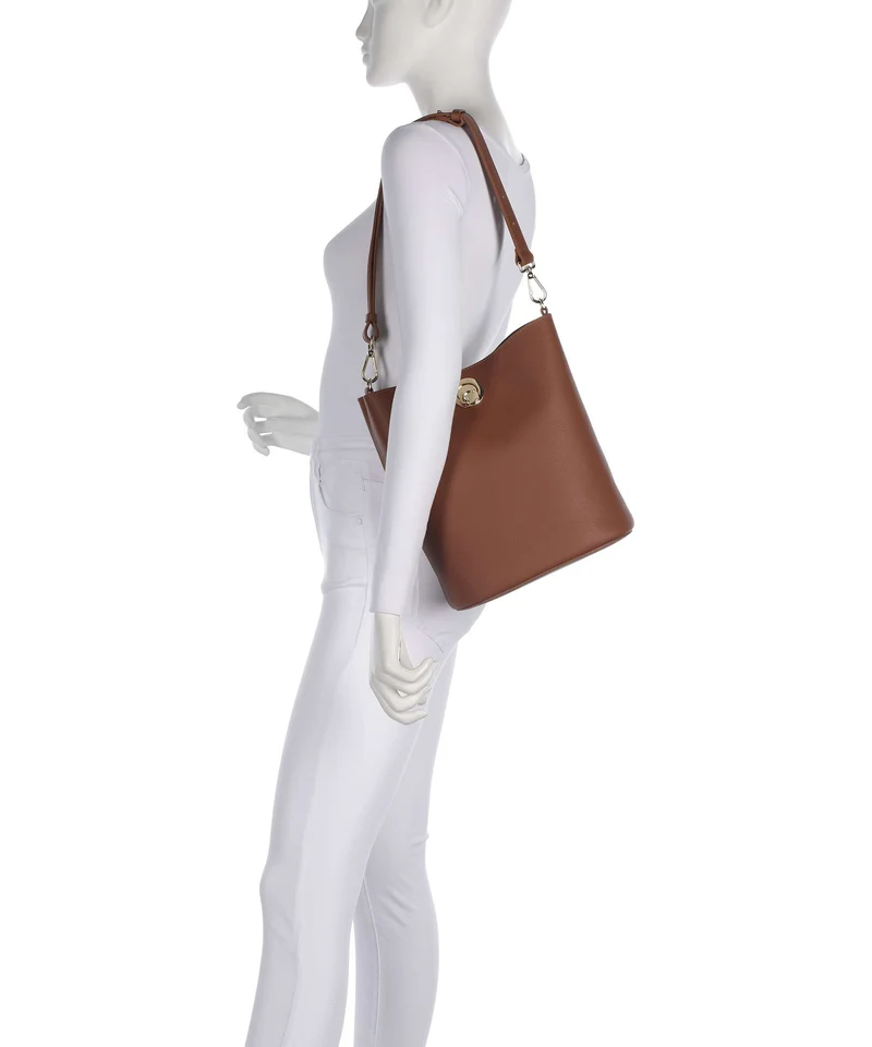 Coccinelle Nikla Sac seau cognac/noir