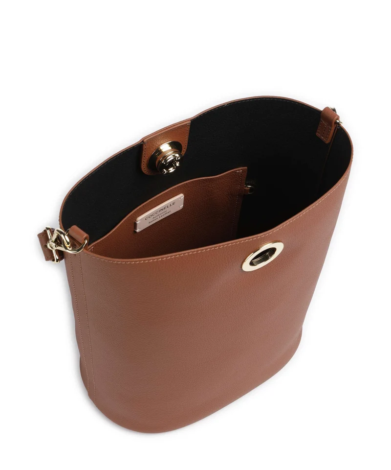Coccinelle Nikla Sac seau cognac/noir