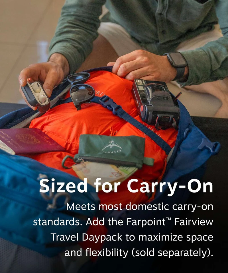 Osprey Farpoint 40 Sac à dos de voyage antique blue