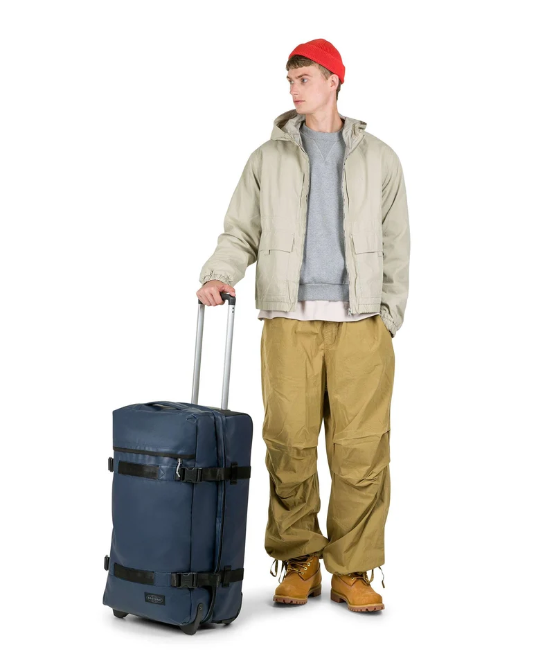 Eastpak Transit'R M Sac de voyage à roulettes navy
