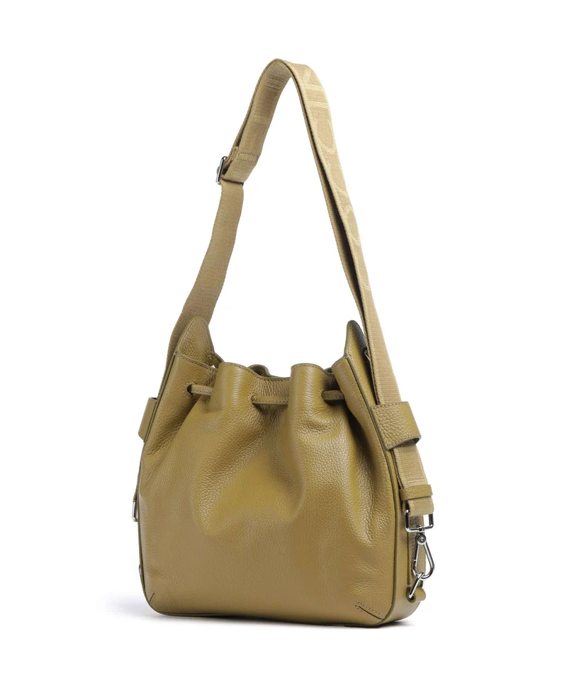 Coccinelle Gretel Ribbon Sac seau seagrass