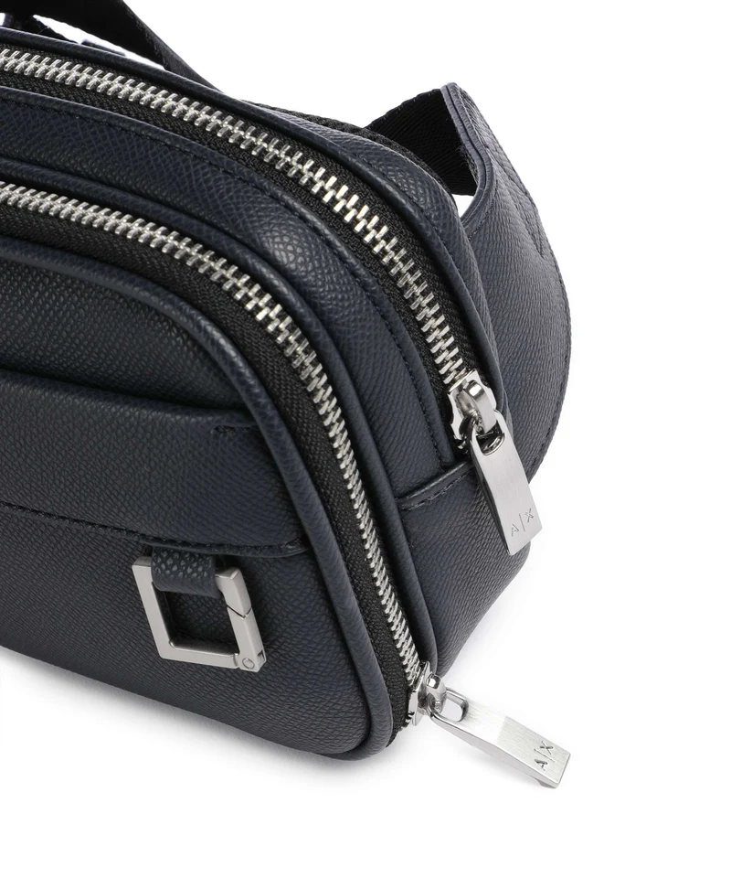 Armani Exchange New York Sac banane navy salute