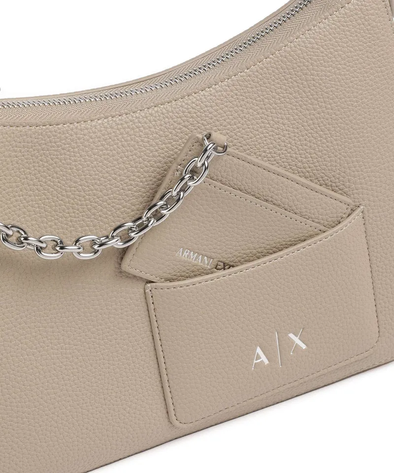 Armani Exchange Mila M Sac porté épaule sand