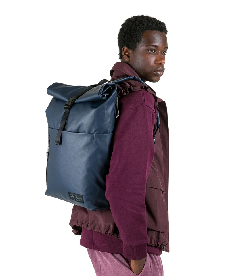 Eastpak Up Sac à dos roll-top navy