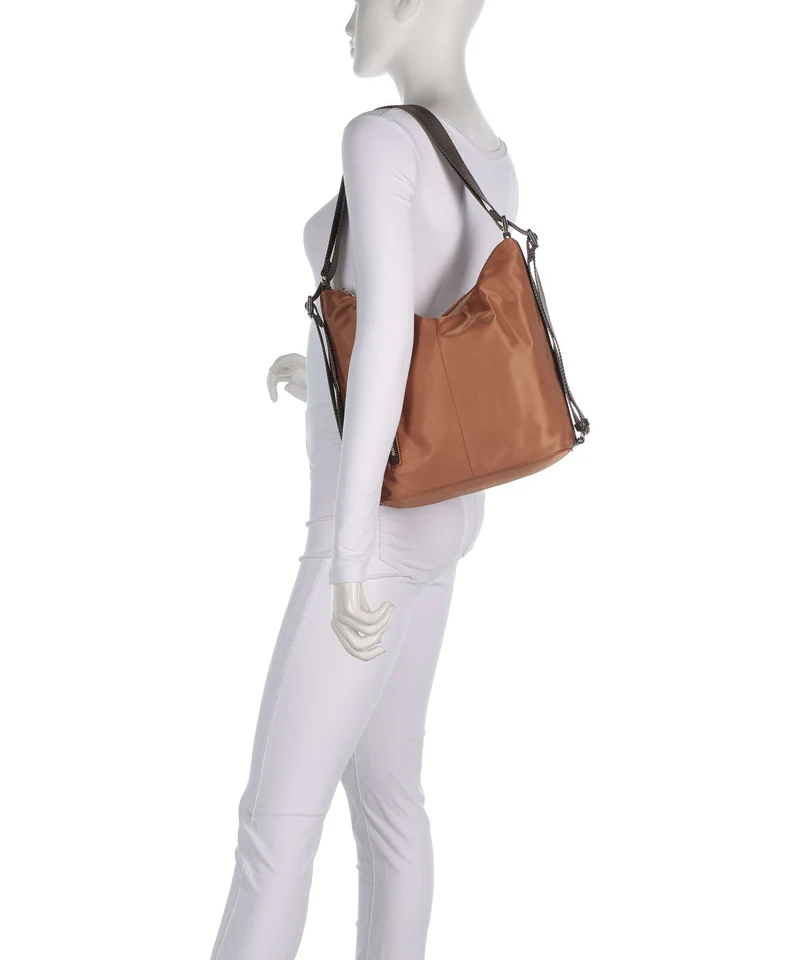 Mandarina Duck Hunter Sac à main porté dos pecan nut