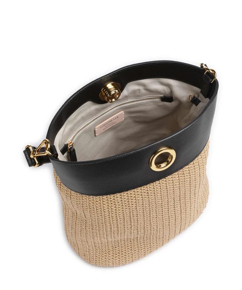 Coccinelle Nikla Sac seau natural/noir