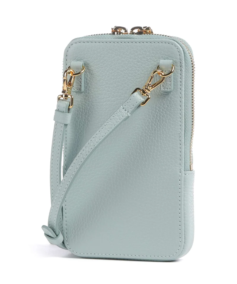 Coccinelle Flor Pochette telephone aquamarine