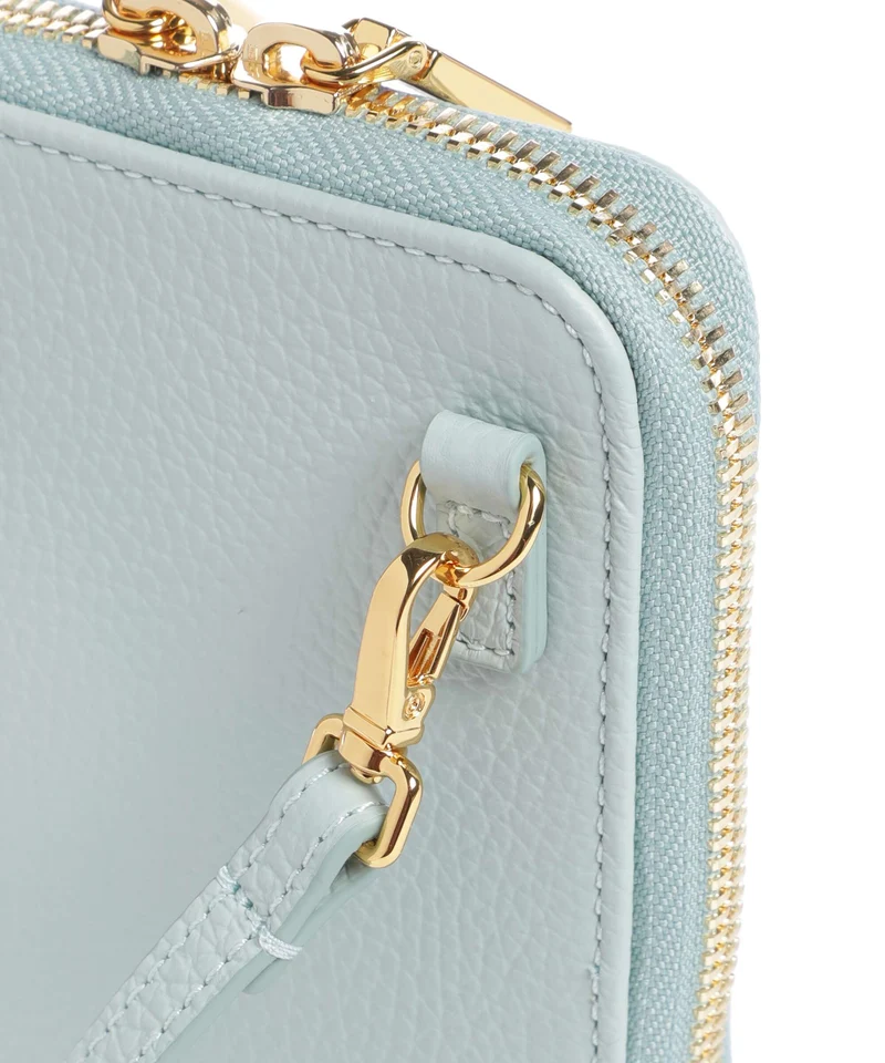 Coccinelle Flor Pochette telephone aquamarine
