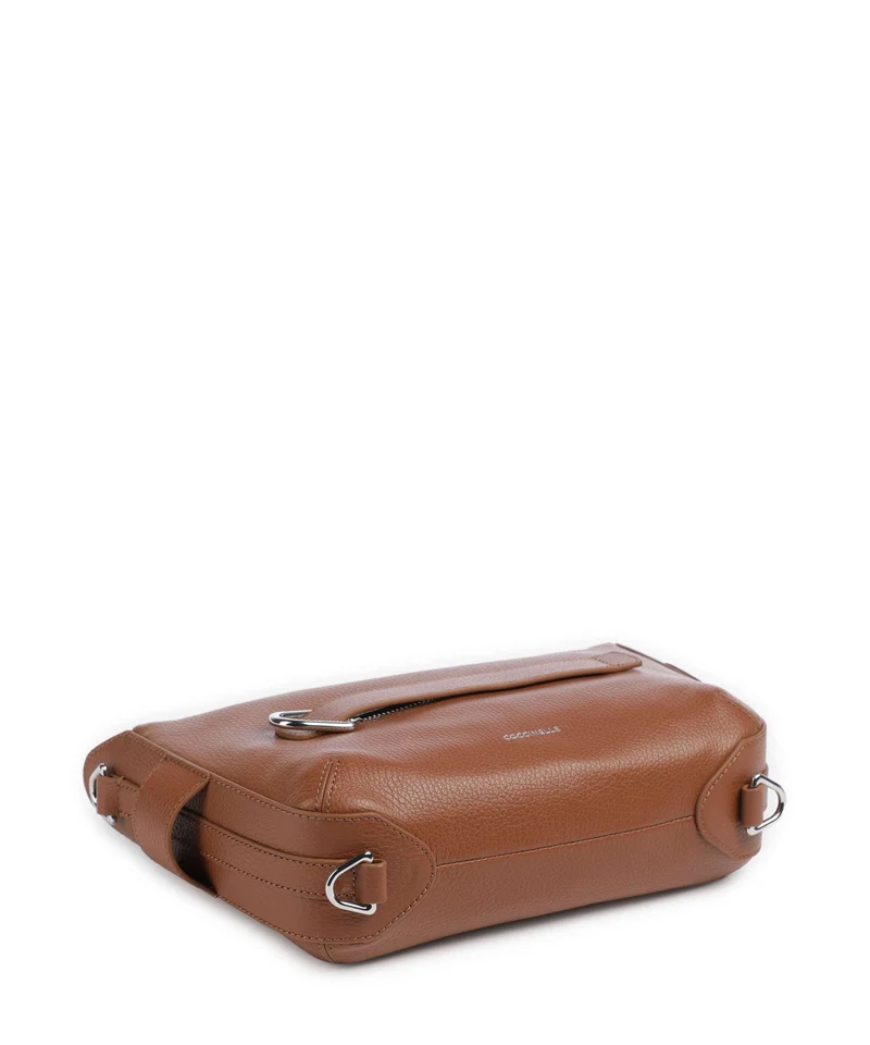 Coccinelle Gretel Ribbon Sac bandoulière cognac