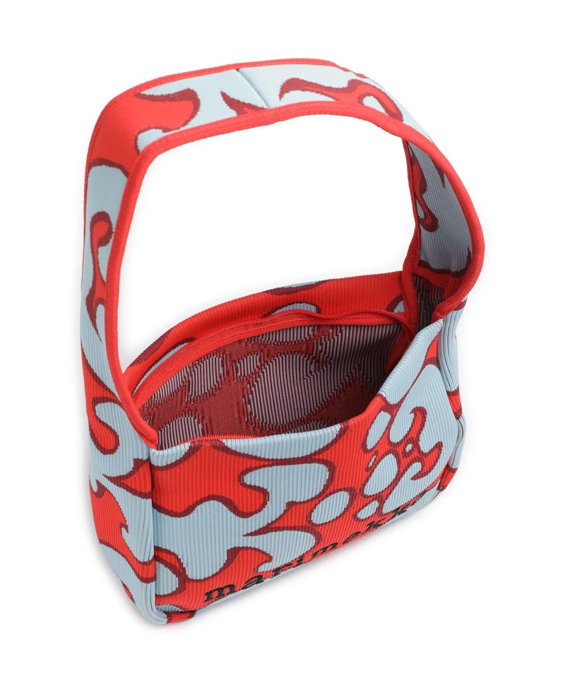 Marimekko Knitted Keidas Sac porté épaule light blue/red
