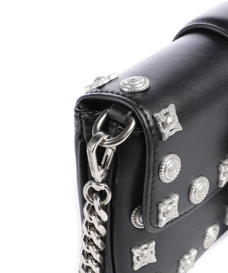 Just Cavalli Iconic Snakes Sac bandoulière black