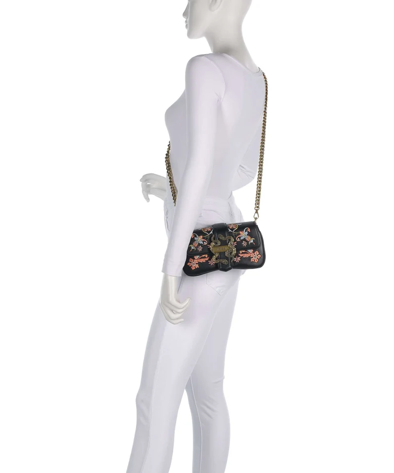 Just Cavalli Iconic Snakes Sac bandoulière black