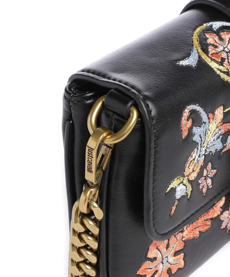 Just Cavalli Iconic Snakes Sac bandoulière black