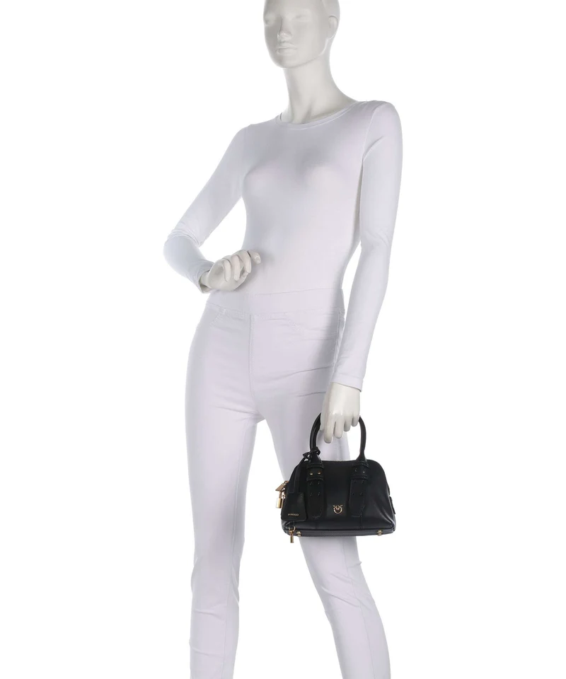 Pinko Bowling Mini Sac à main nero/antique gold