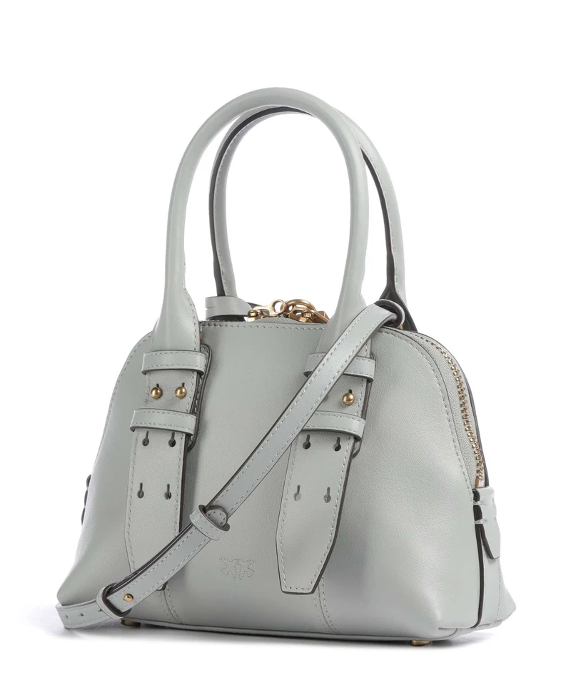 Pinko Bowling Mini Sac à main grigio perla/antique gold