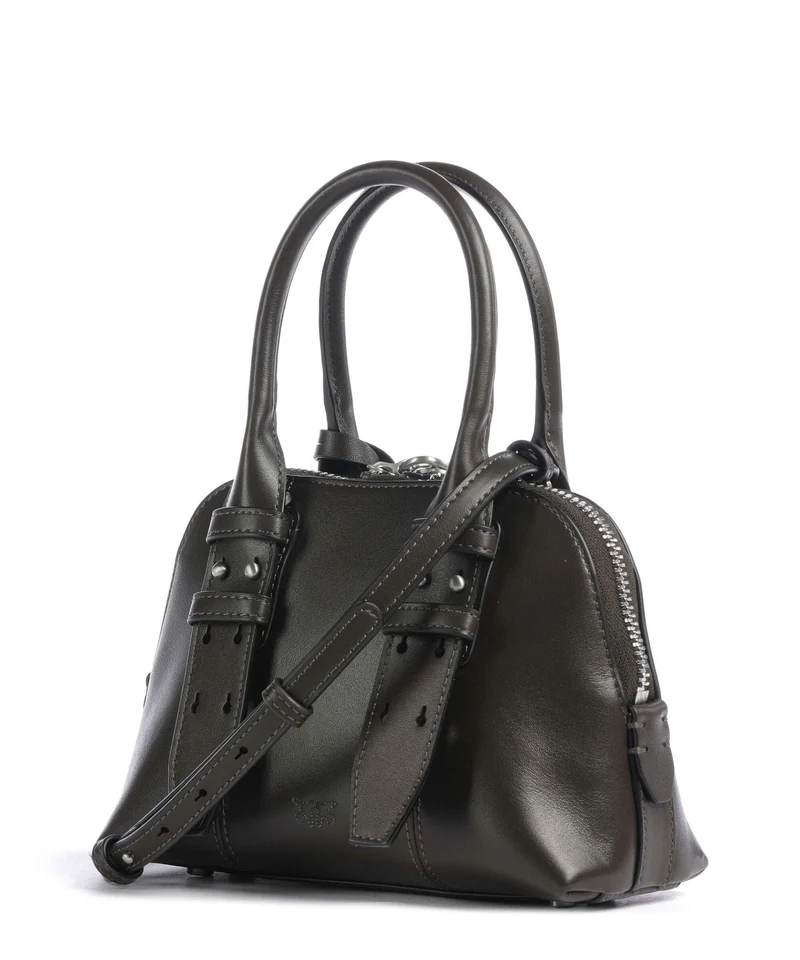 Pinko Bowling Mini Sac à main verde fango/matt silver