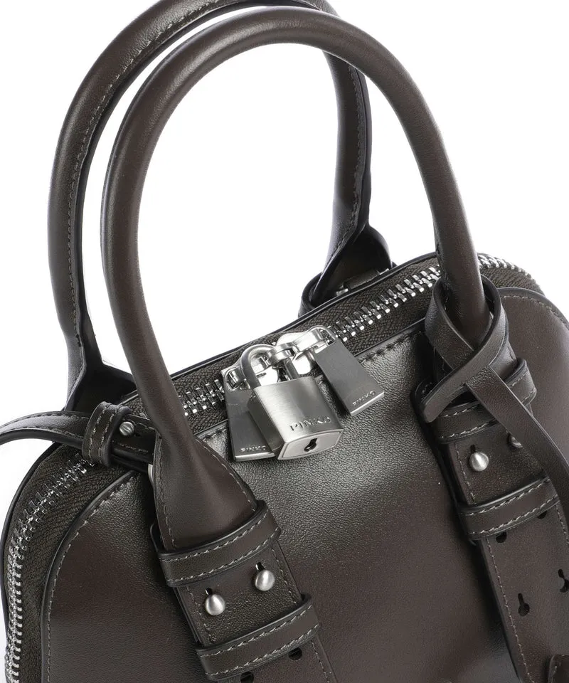 Pinko Bowling Mini Sac à main verde fango/matt silver