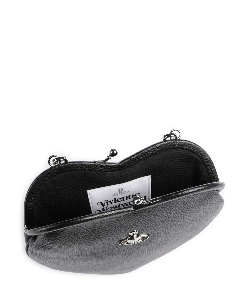 Vivienne Westwood Belle Heart Frame Grain Sac à main black