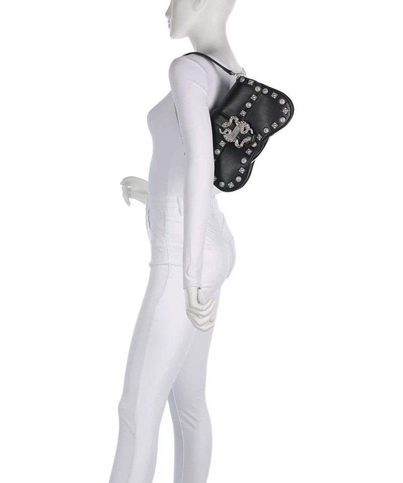 Just Cavalli Iconic Snakes Sac porté épaule black