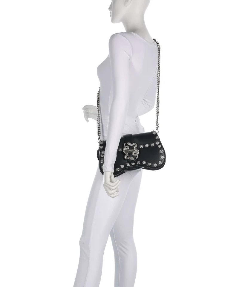 Just Cavalli Iconic Snakes Sac porté épaule black