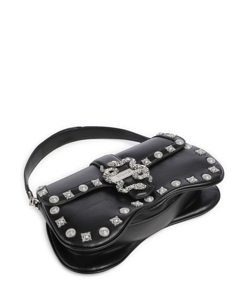 Just Cavalli Iconic Snakes Sac porté épaule black