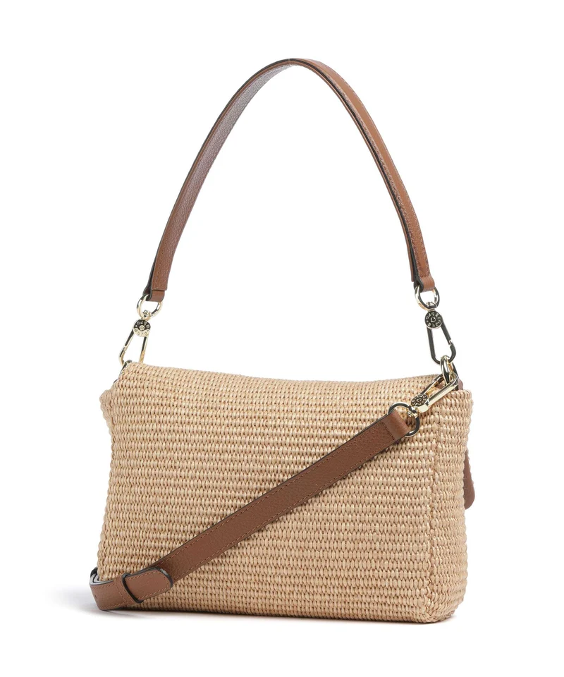 Abro Raffia Classica Temi Sac porté épaule natural
