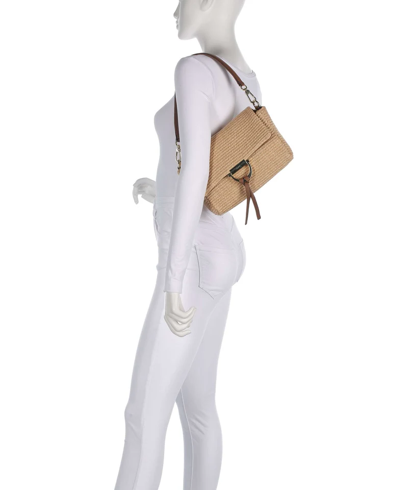 Abro Raffia Classica Temi Sac porté épaule natural