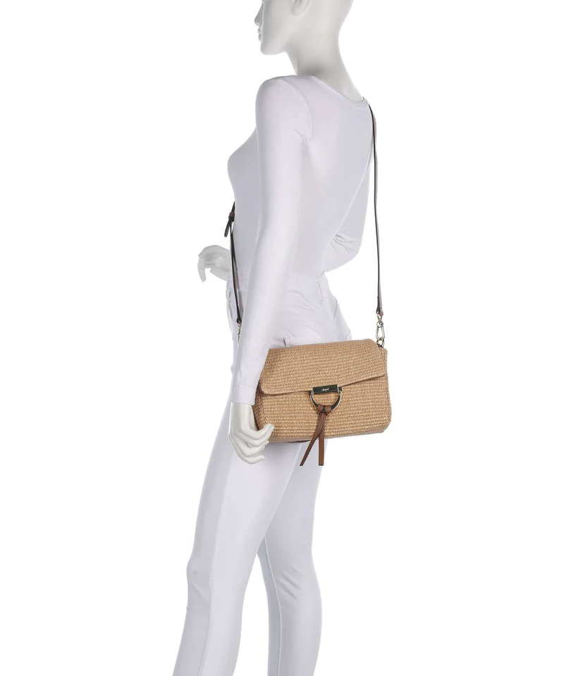 Abro Raffia Classica Temi Sac porté épaule natural