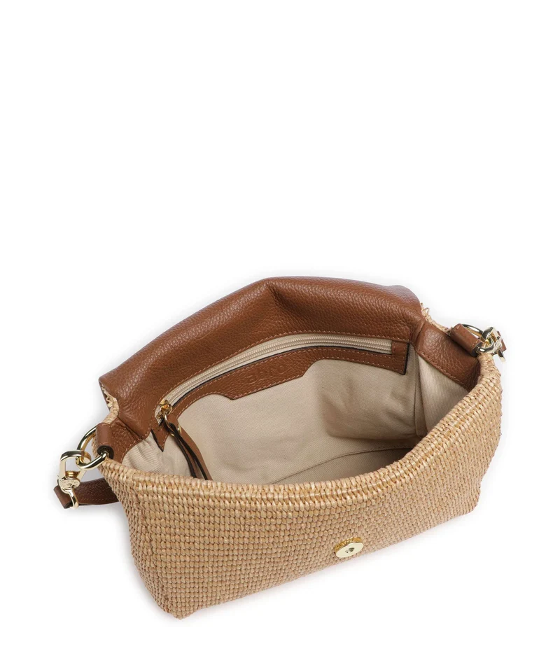 Abro Raffia Classica Temi Sac porté épaule natural