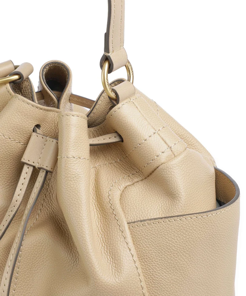 The Bridge Letizia Soft Sac seau butter