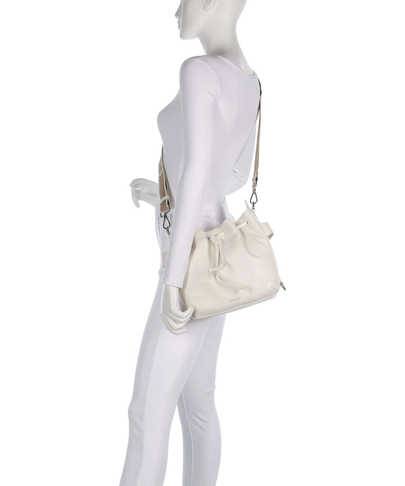 Coccinelle Gretel Ribbon Sac seau pearl