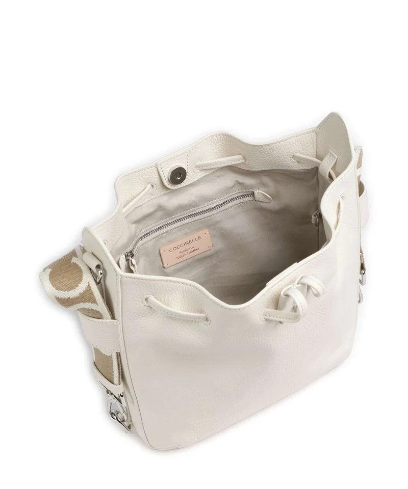 Coccinelle Gretel Ribbon Sac seau pearl
