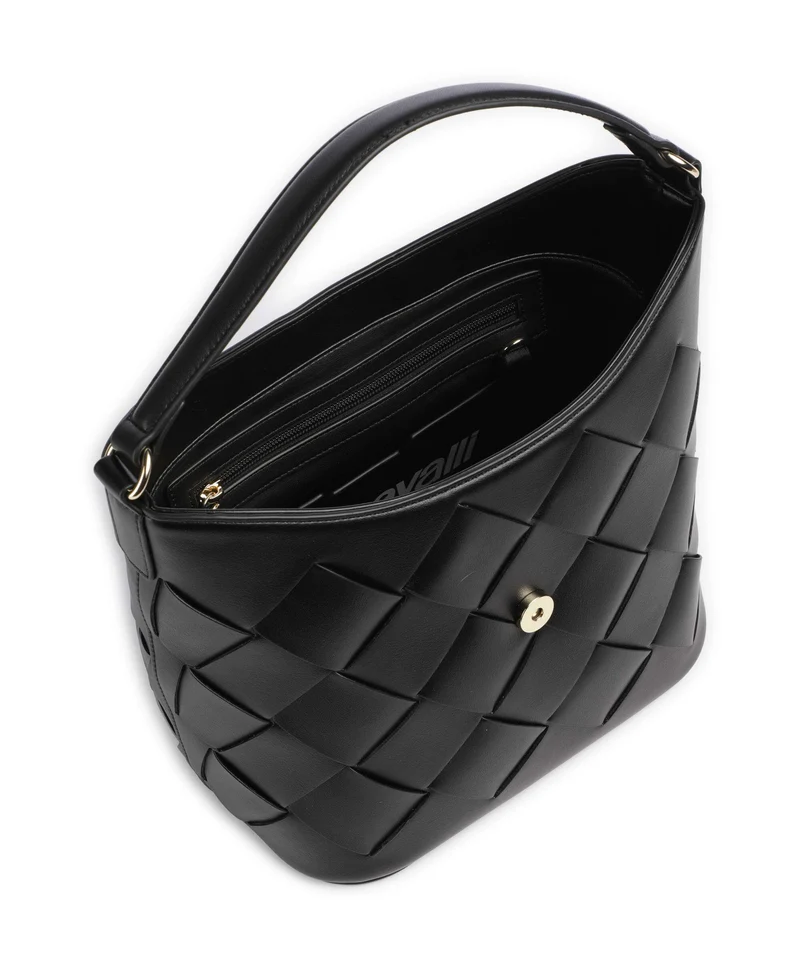 Just Cavalli Iconic Snakes Braided Sac fourre-tout black