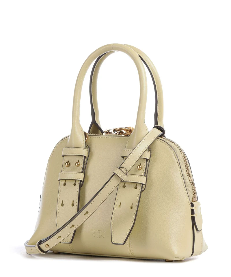 Pinko Bowling Mini Sac à main giallo vaniglia/antique gold
