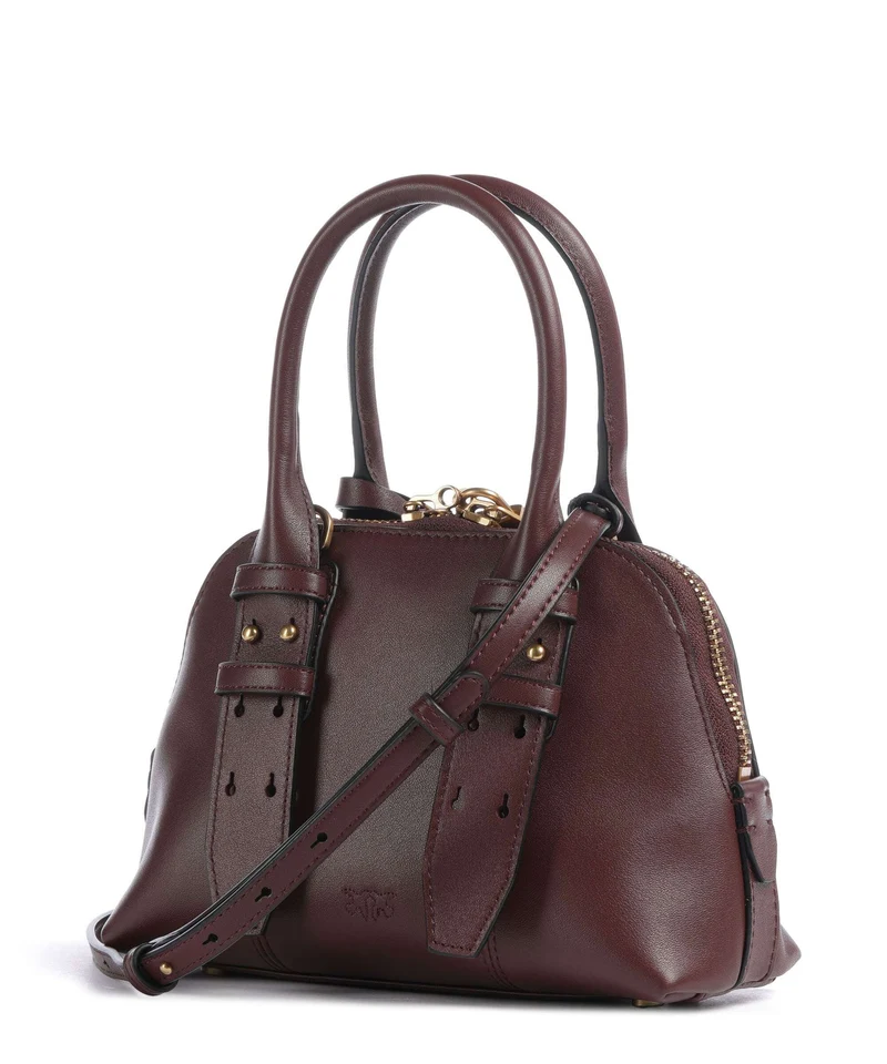 Pinko Bowling Mini Sac à main burgundy wine/antique gold