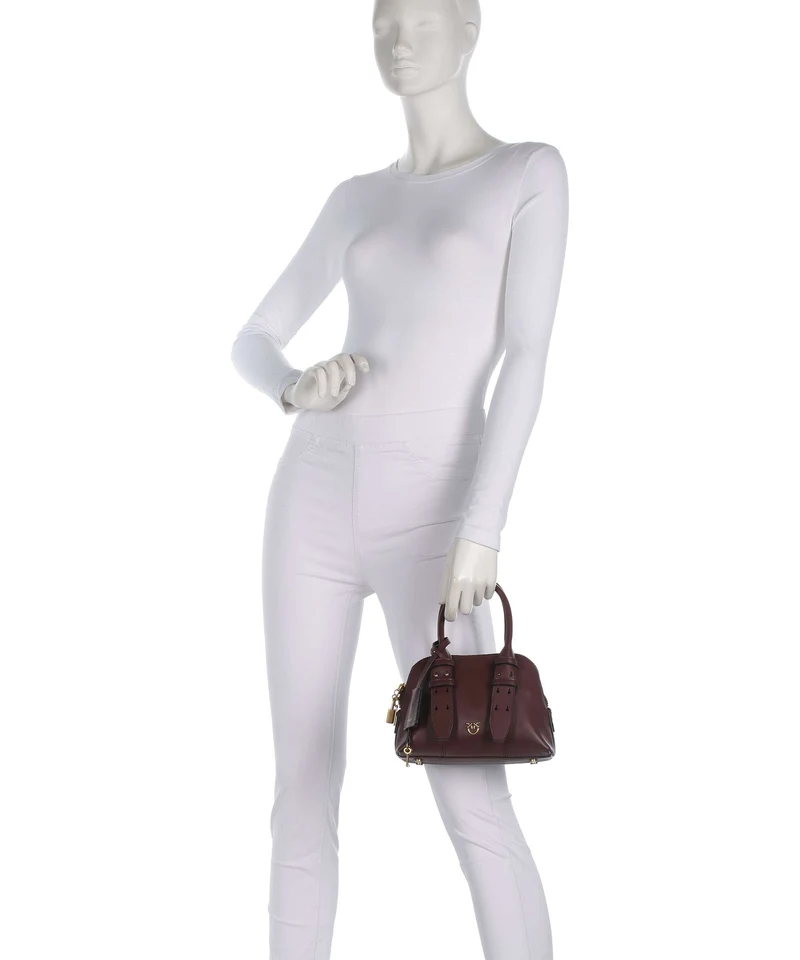 Pinko Bowling Mini Sac à main burgundy wine/antique gold