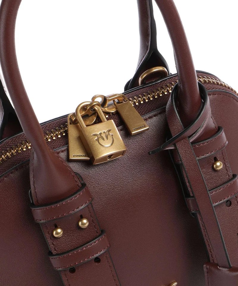 Pinko Bowling Mini Sac à main burgundy wine/antique gold