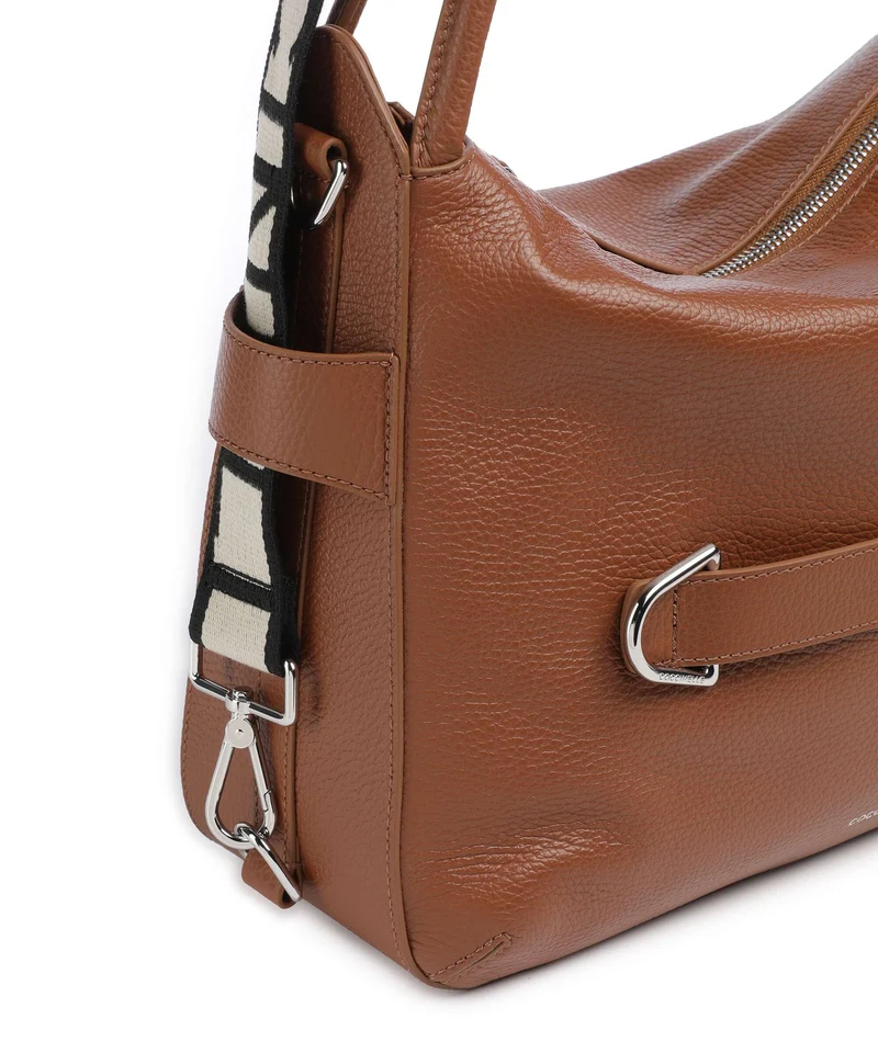 Coccinelle Gretel Ribbon Sac fourre-tout cognac