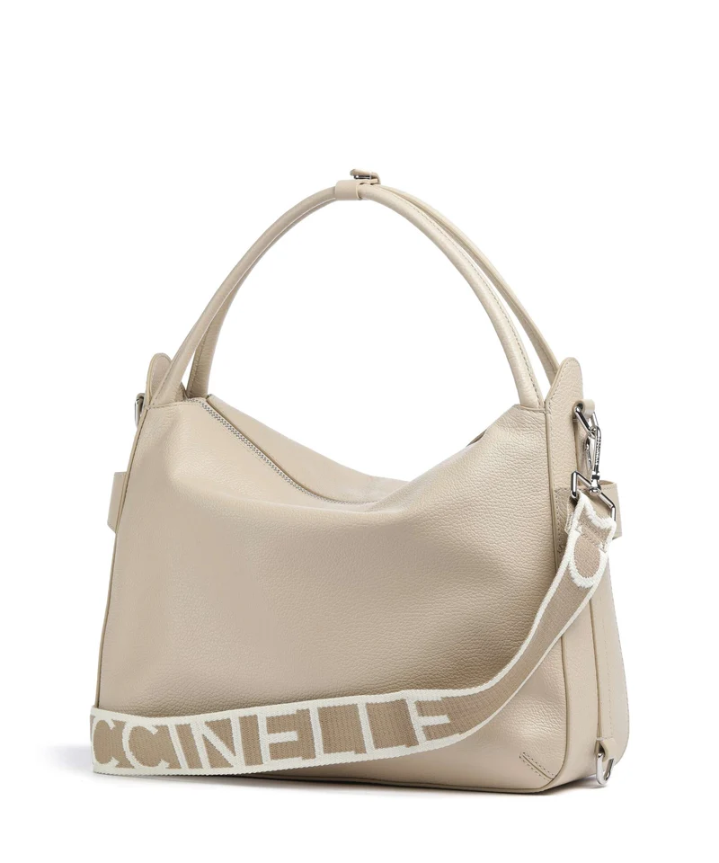 Coccinelle Gretel Ribbon Sac fourre-tout sandshell