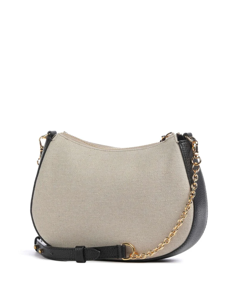 Coccinelle C-Easy Canvas Sac bandoulière natural/noir