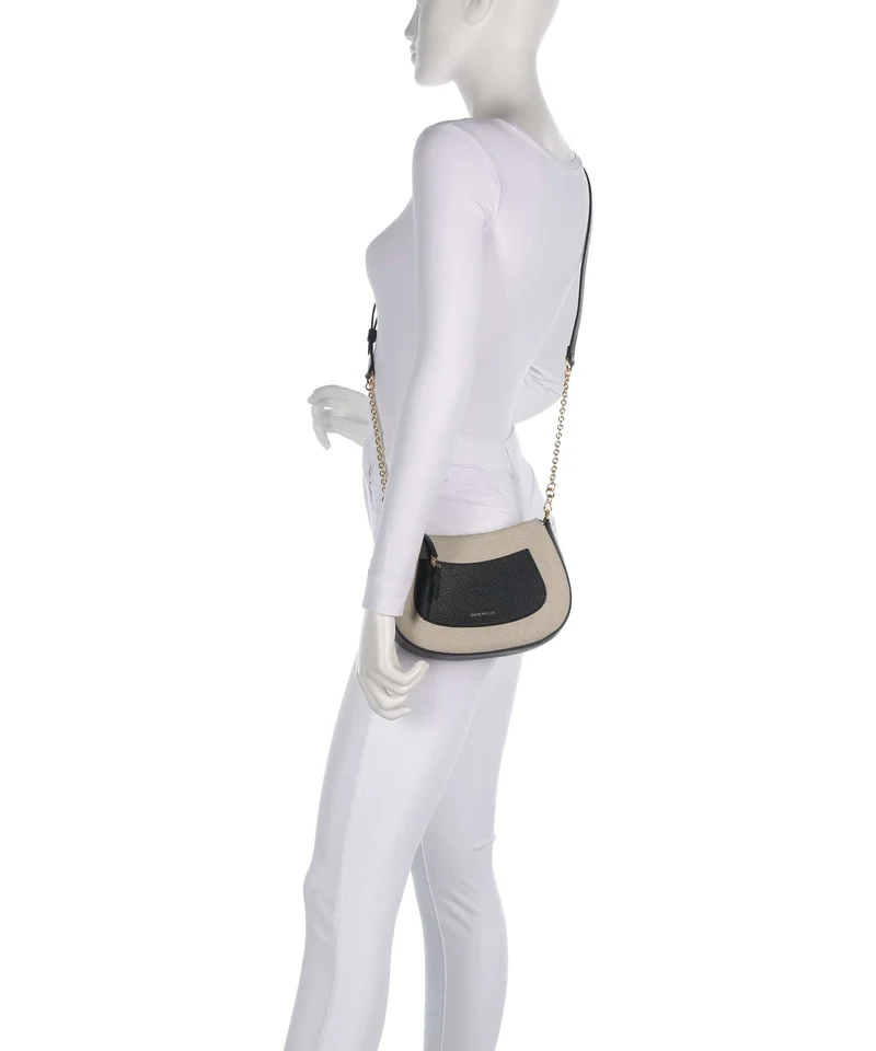 Coccinelle C-Easy Canvas Sac bandoulière natural/noir