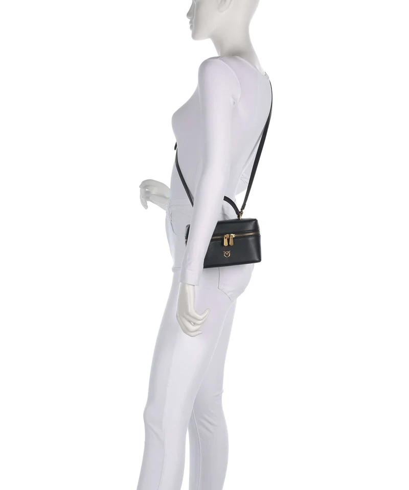Pinko Vanity Mini Sac bandoulière nero/antique gold